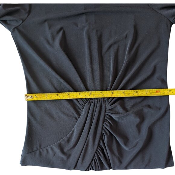 Joseph Ribkoff | Dress Style 191017 | Navy Blue | Size 6 | Long Sleeve - Picture 11 of 15